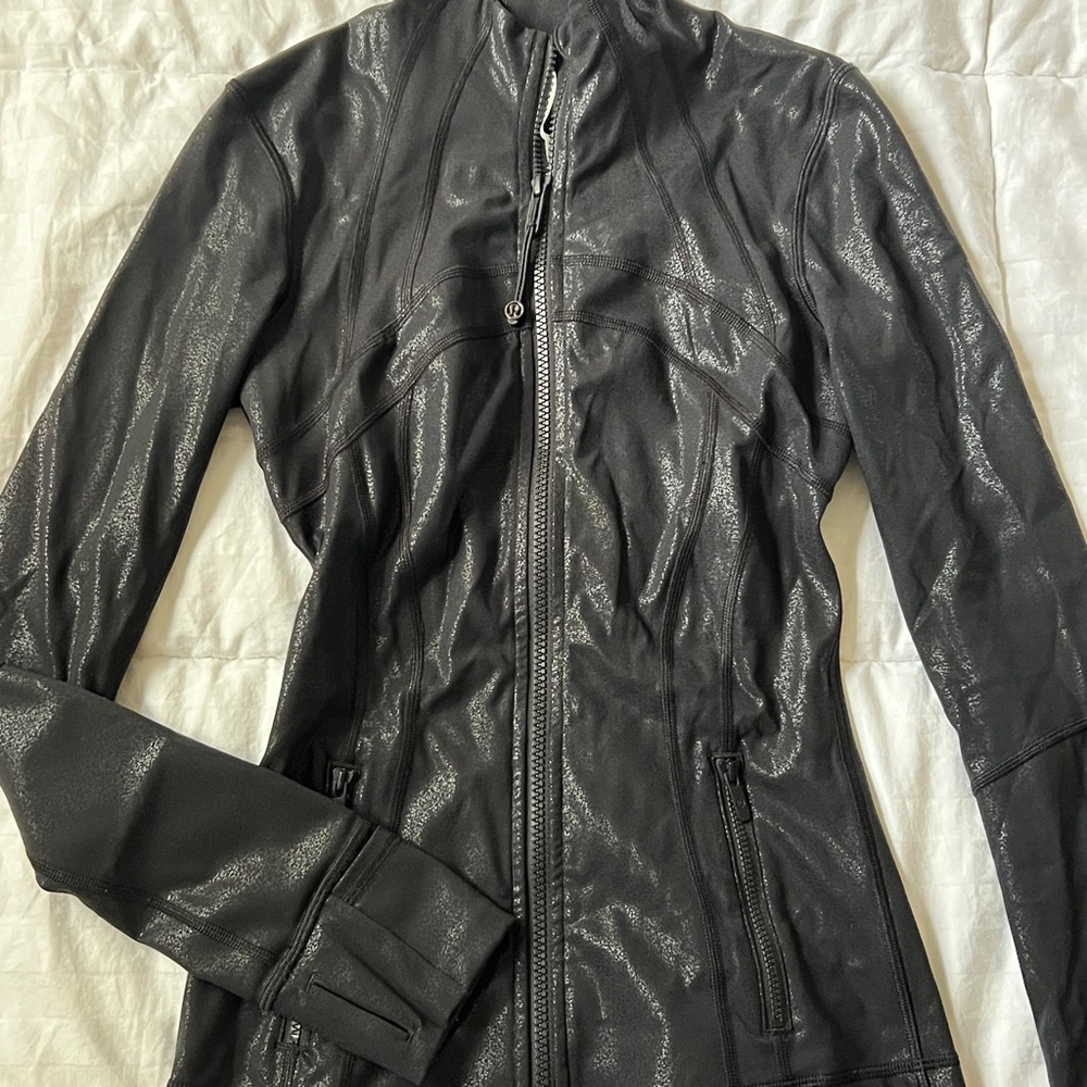 Lulu lemon Black shimmer define Jacket